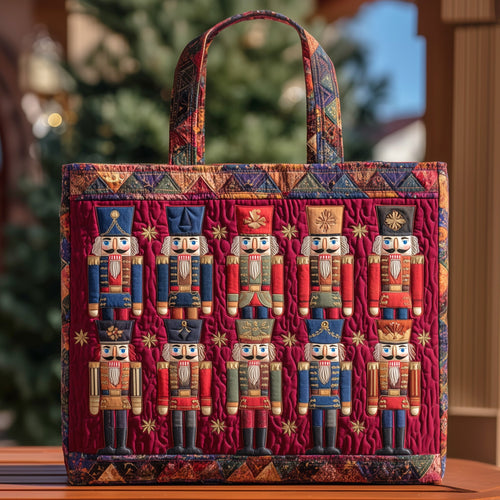 Festive Nutcracker Quilted Tote Bag GFTOHD9077