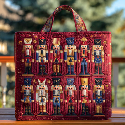 Festive Nutcracker Quilted Tote Bag GFTOHD9086