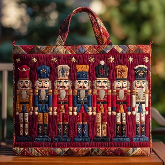 Festive Nutcracker Quilted Tote Bag GFTOHD9087