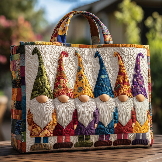 Adorable Gnomes Quilted Tote Bag GFTOHD9090