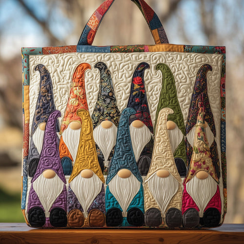 Adorable Gnomes Quilted Tote Bag GFTOHD9092