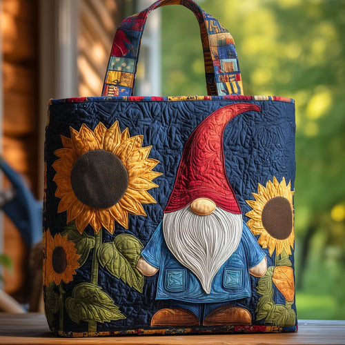 Adorable Gnomes Quilted Tote Bag GFTOHD9094