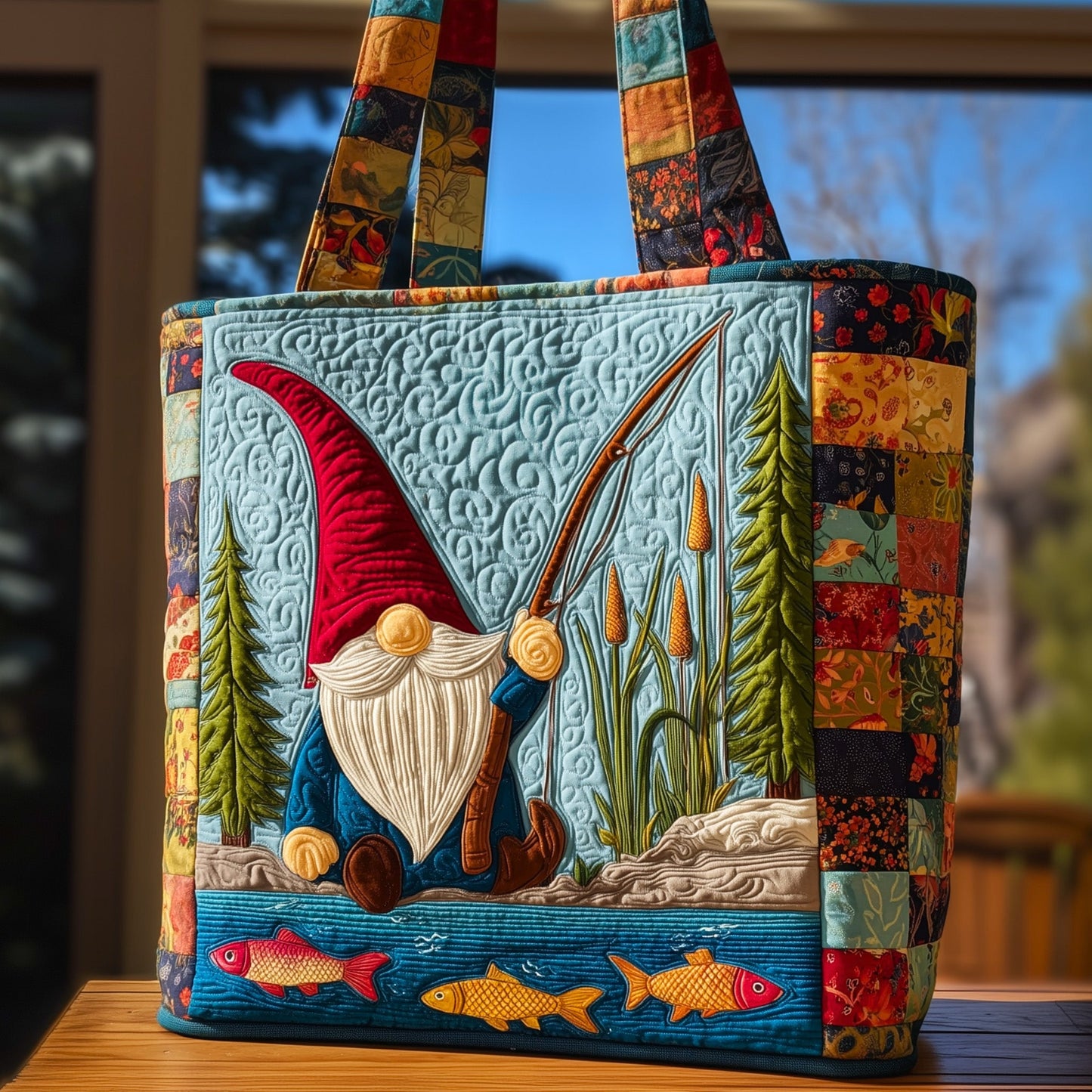 Adorable Gnomes Quilted Tote Bag GFTOHD9102