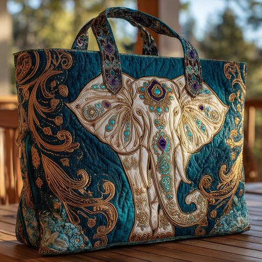 Majestic Elephant Quilted Tote Bag GFTOHD9139