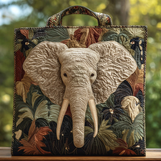 Majestic Elephant Quilted Tote Bag GFTOHD9141