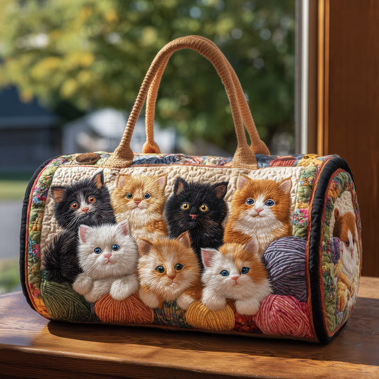 Cat Bliss Quilt Duffle Bag GFTOHD9192