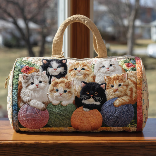 Cat Bliss Quilt Duffle Bag GFTOHD9193