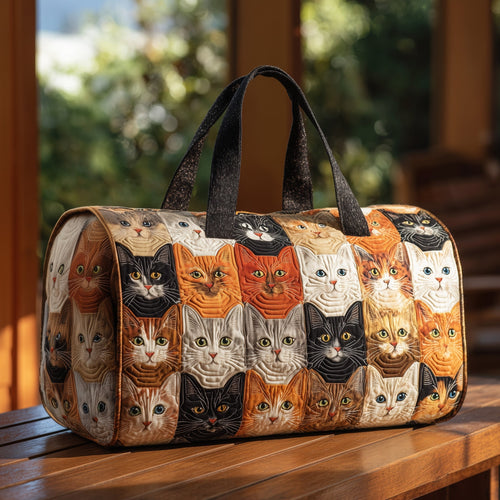 Cat Bliss Quilt Duffle Bag GFTOHD9196