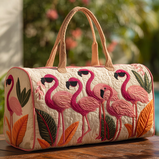 Tropical Flamingo Quilt Duffle Bag GFTOHD9248
