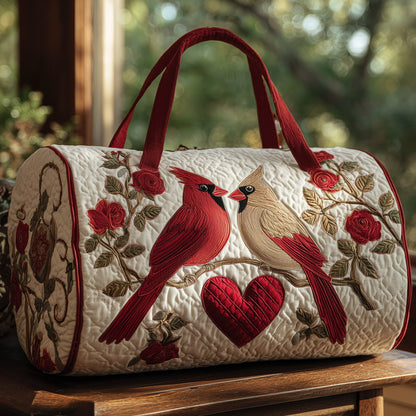 Cardinal Couple Quilt Duffle Bag GFTOHD9254