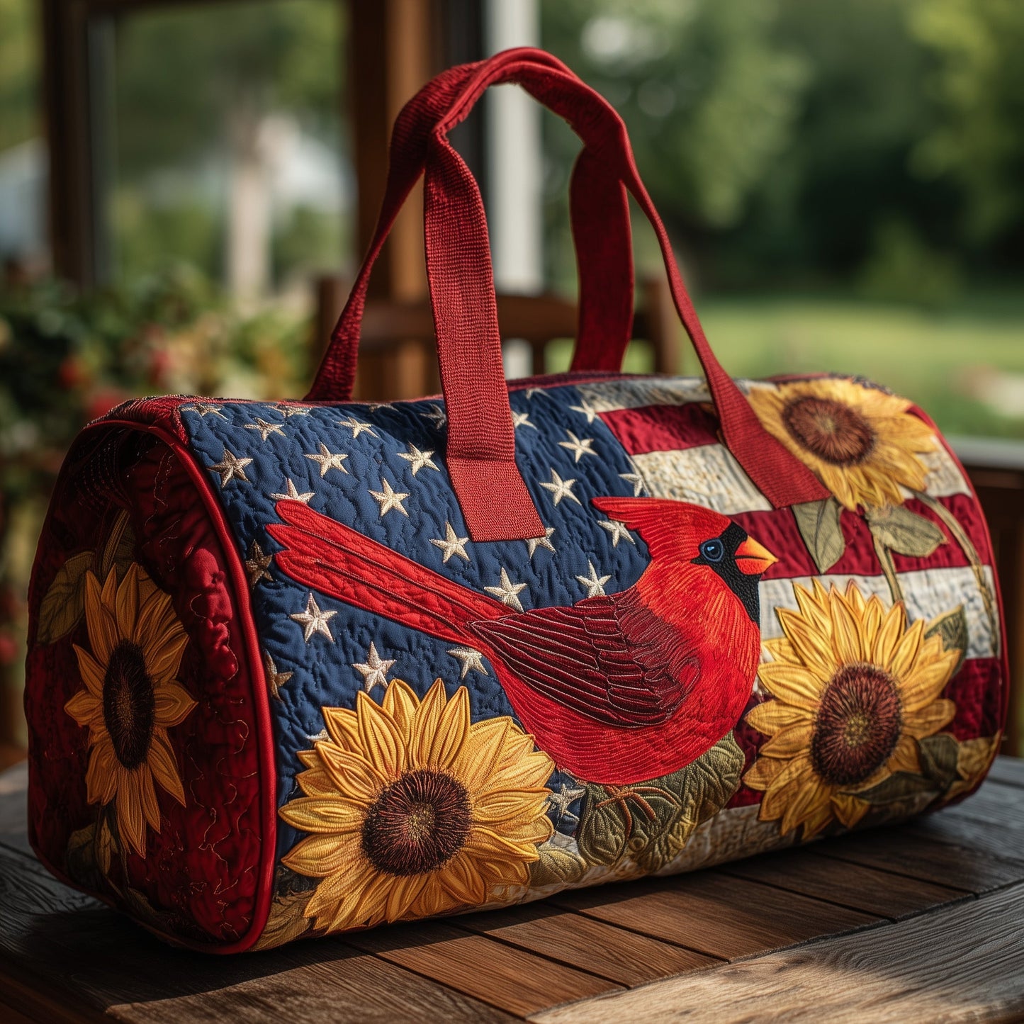 Liberty Cardinal Quilt Duffle Bag GFTOHD9256