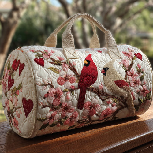 Cardinal Couple Quilt Duffle Bag GFTOHD9257
