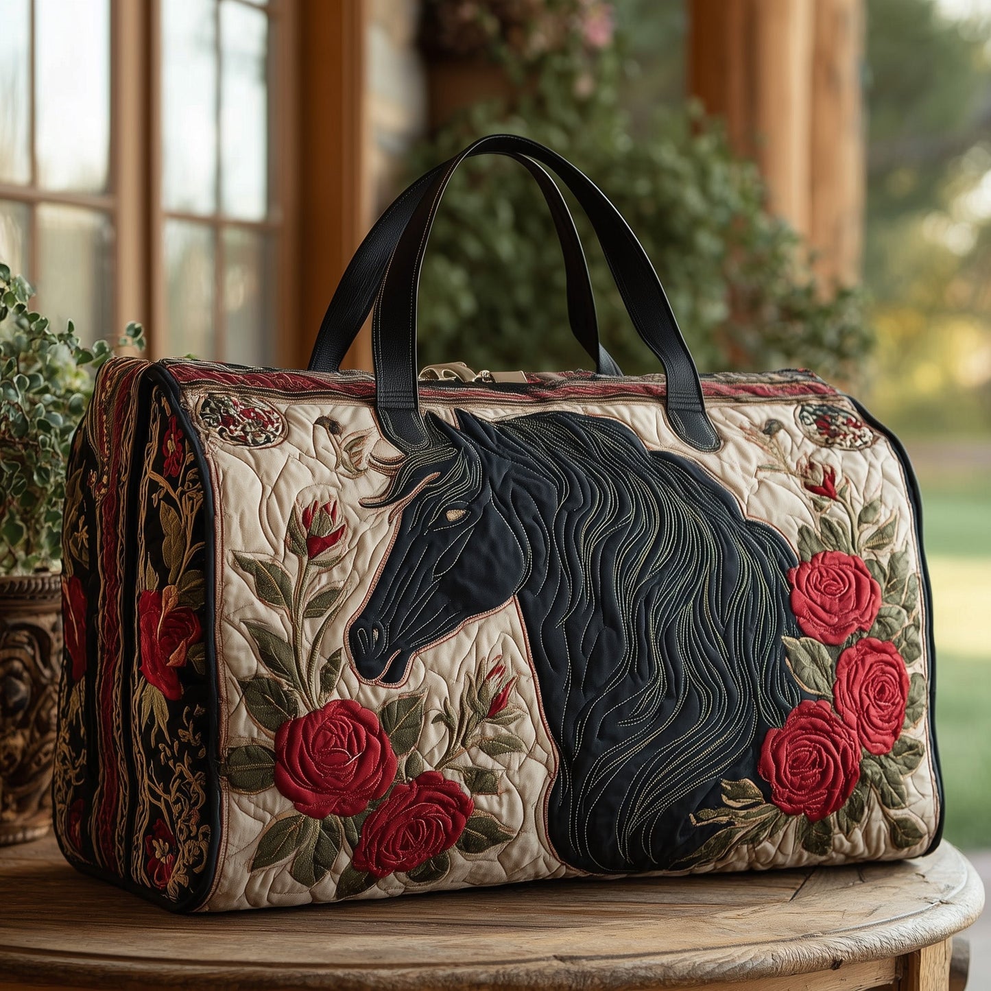 Majestic Horse Quilt Duffle Bag GFTOHD9287