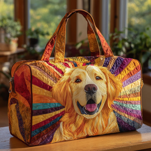 Golden Retriever Quilt Duffle Bag GFTOHD9305