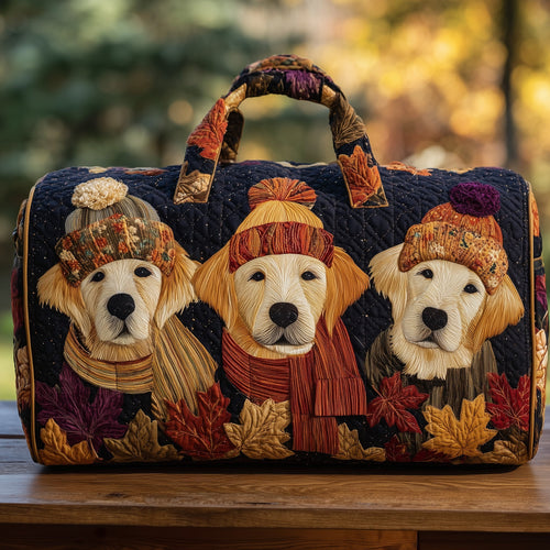 Golden Retriever Quilt Duffle Bag GFTOHD9307