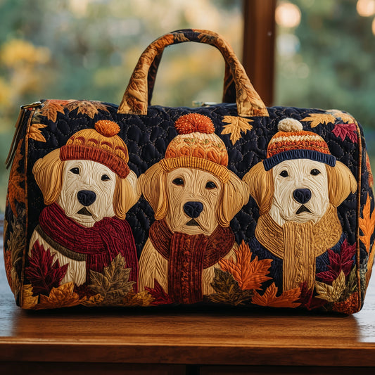 Golden Retriever Quilt Duffle Bag GFTOHD9308