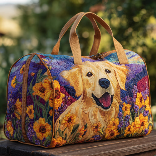 Golden Retriever Quilt Duffle Bag GFTOHD9311