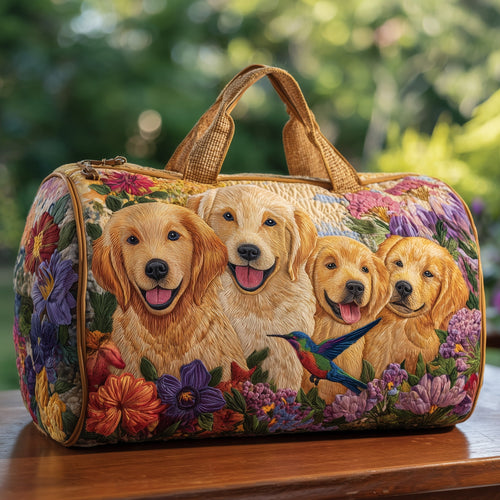 Golden Retriever Quilt Duffle Bag GFTOHD9315