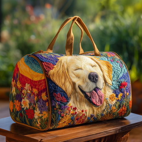Golden Retriever Quilt Duffle Bag GFTOHD9320