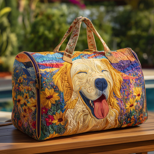 Golden Retriever Quilt Duffle Bag GFTOHD9321