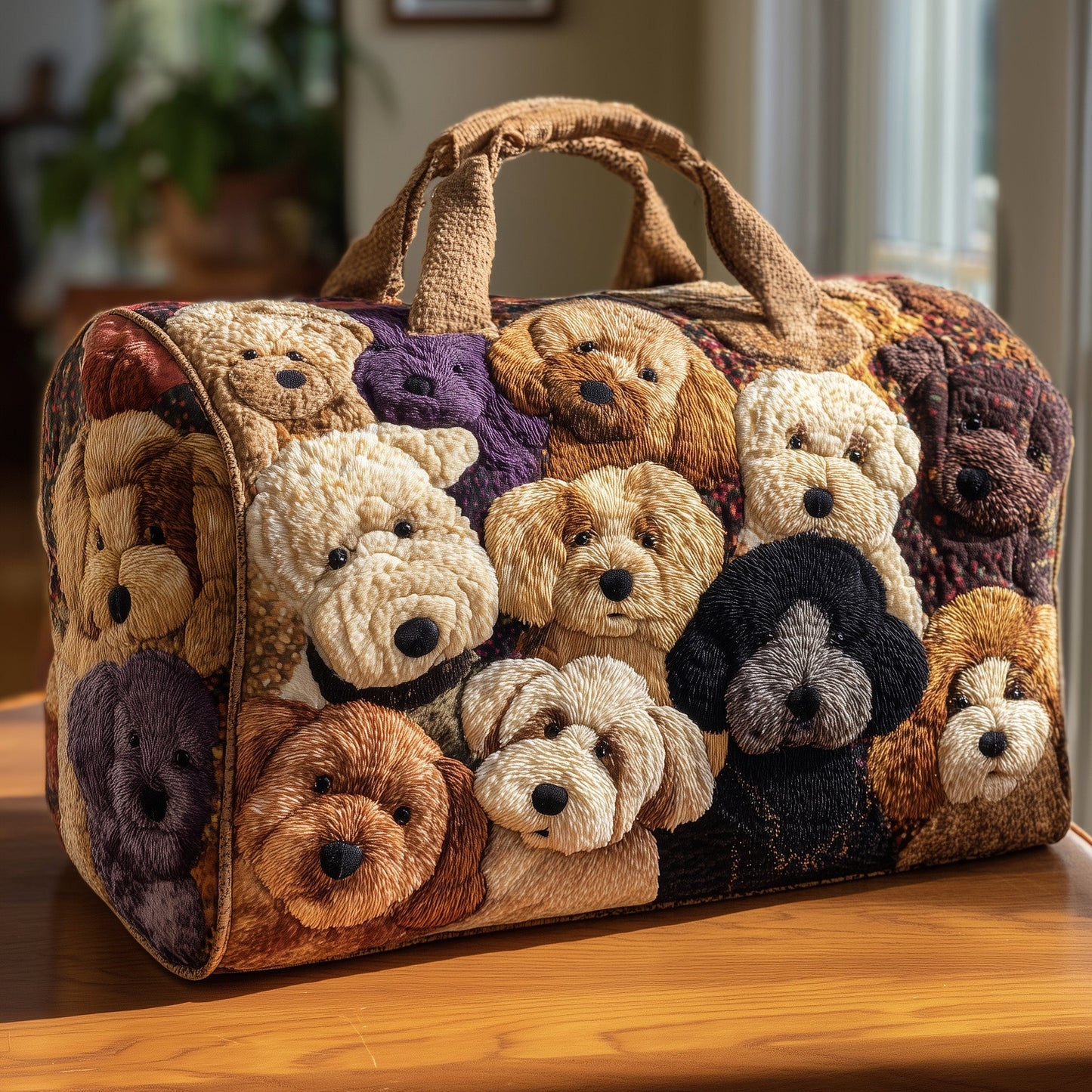 Golden Doodle Quilt Duffle Bag GFTOHD9358