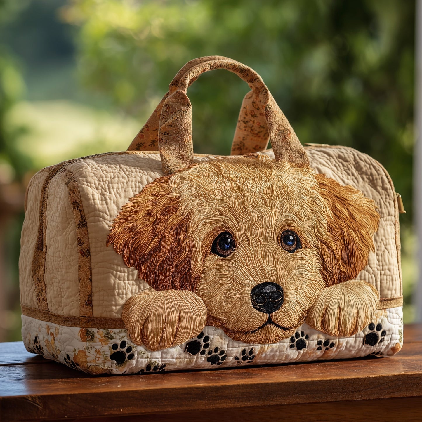 Golden Doodle Quilt Duffle Bag GFTOHD9362