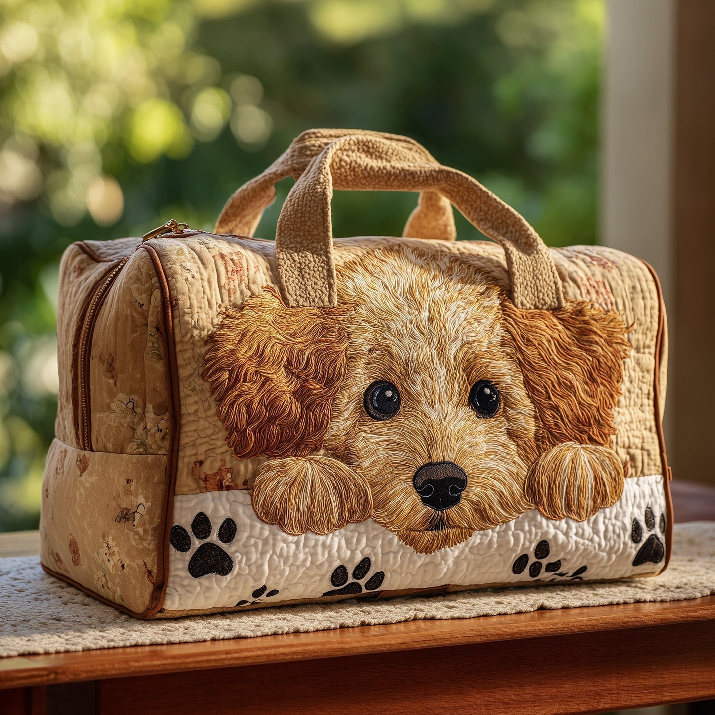 Golden Doodle Quilt Duffle Bag GFTOHD9363