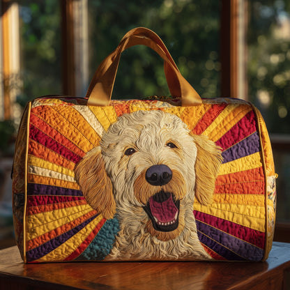 Golden Doodle Quilt Duffle Bag GFTOHD9368