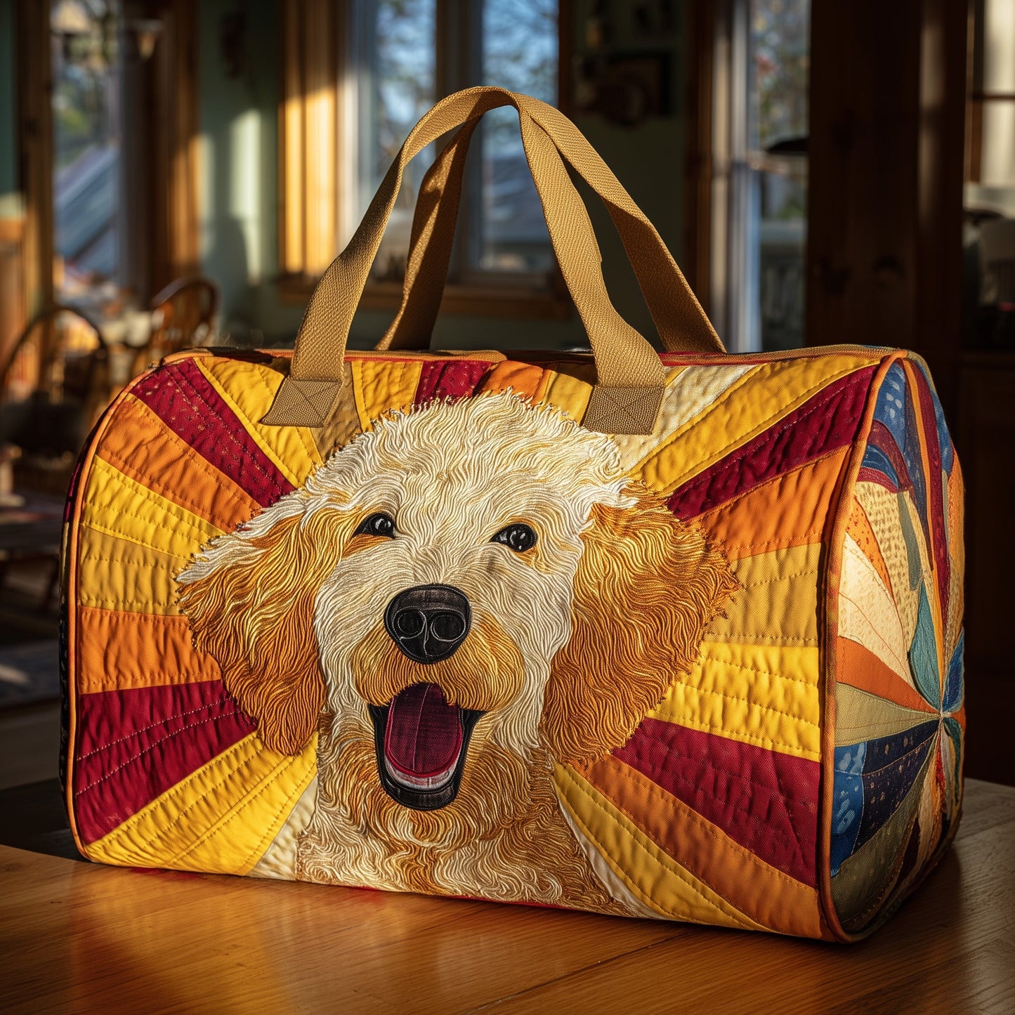 Golden Doodle Quilt Duffle Bag GFTOHD9369