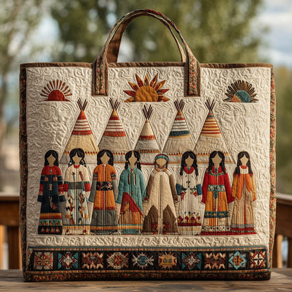 Native American Quilted Tote Bag GFTOHD9373