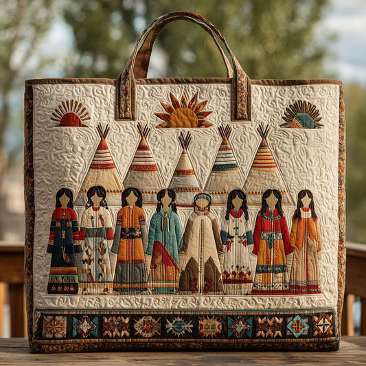 Native American Quilted Tote Bag GFTOHD9373