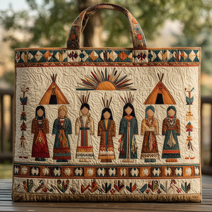 Native American Quilted Tote Bag GFTOHD9374