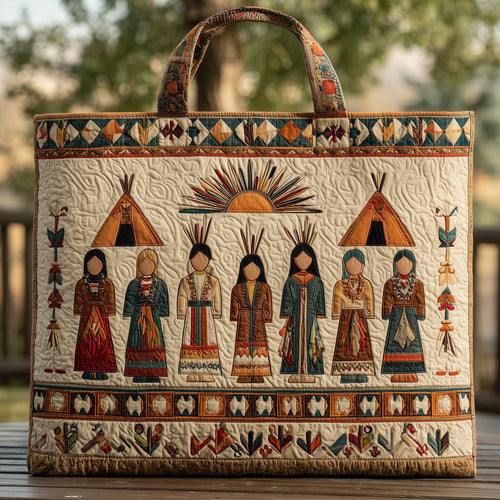 Native American Quilted Tote Bag GFTOHD9374