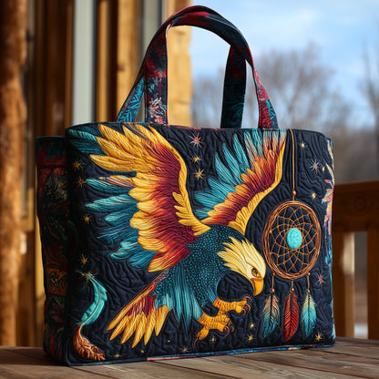 Native Eagle Quilted Tote Bag GFTOHD9381