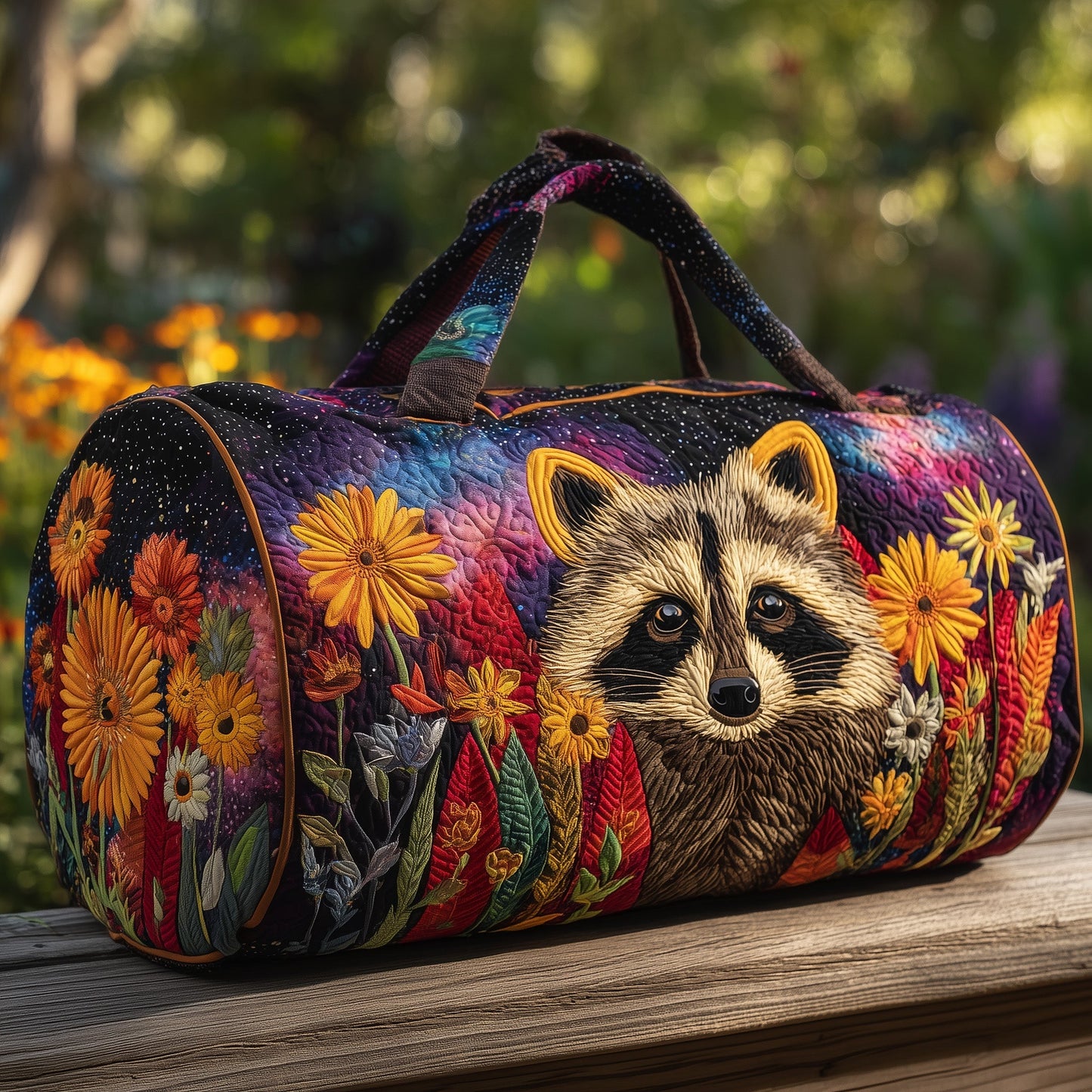 Raccoons Quilt Duffle Bag GFTOHD9396