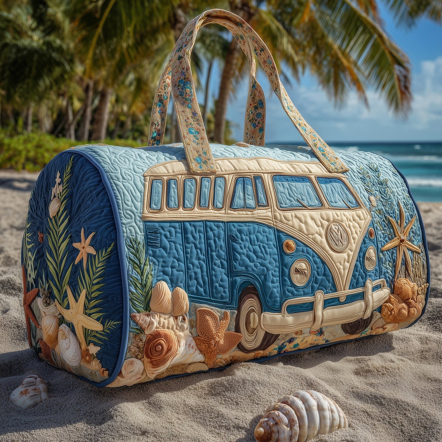 Hippie Van Quilt Duffle Bag GFTOHD9417