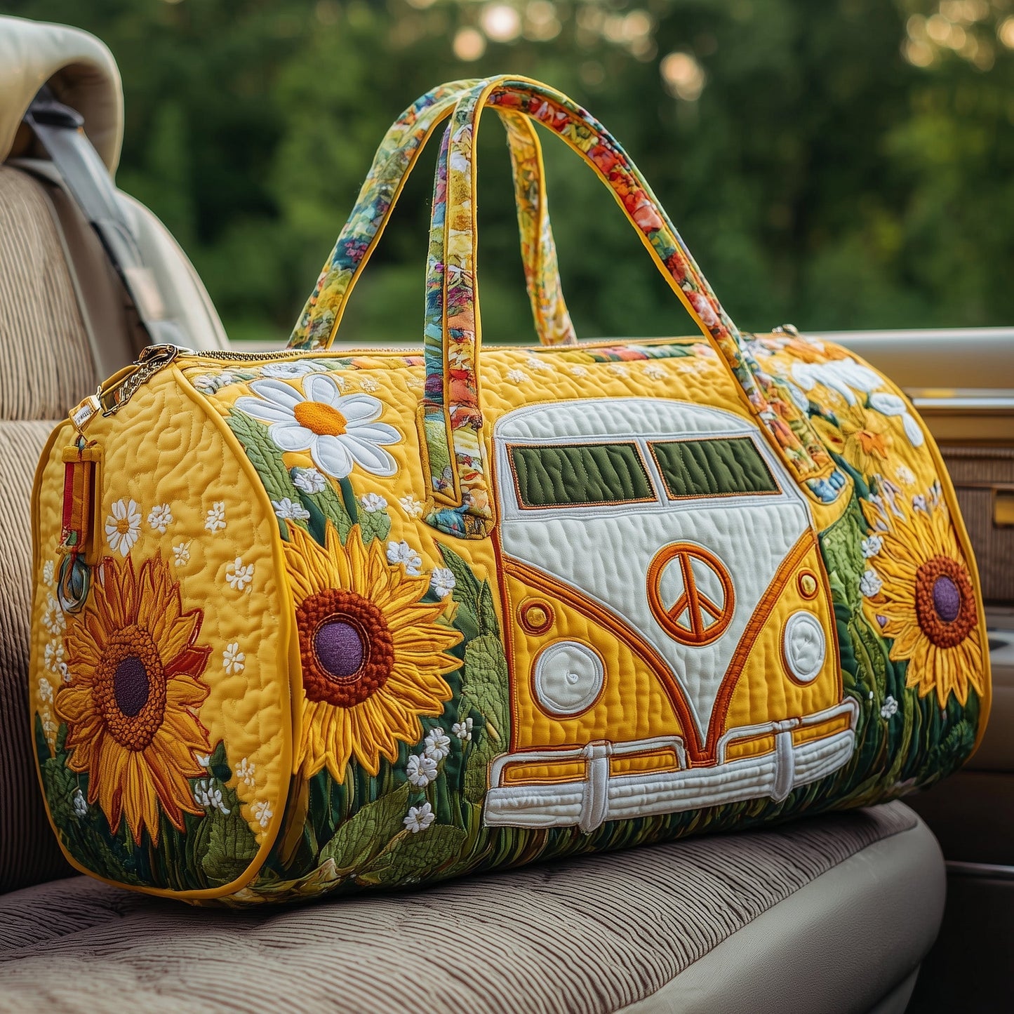 Hippie Van Quilt Duffle Bag GFTOHD9418