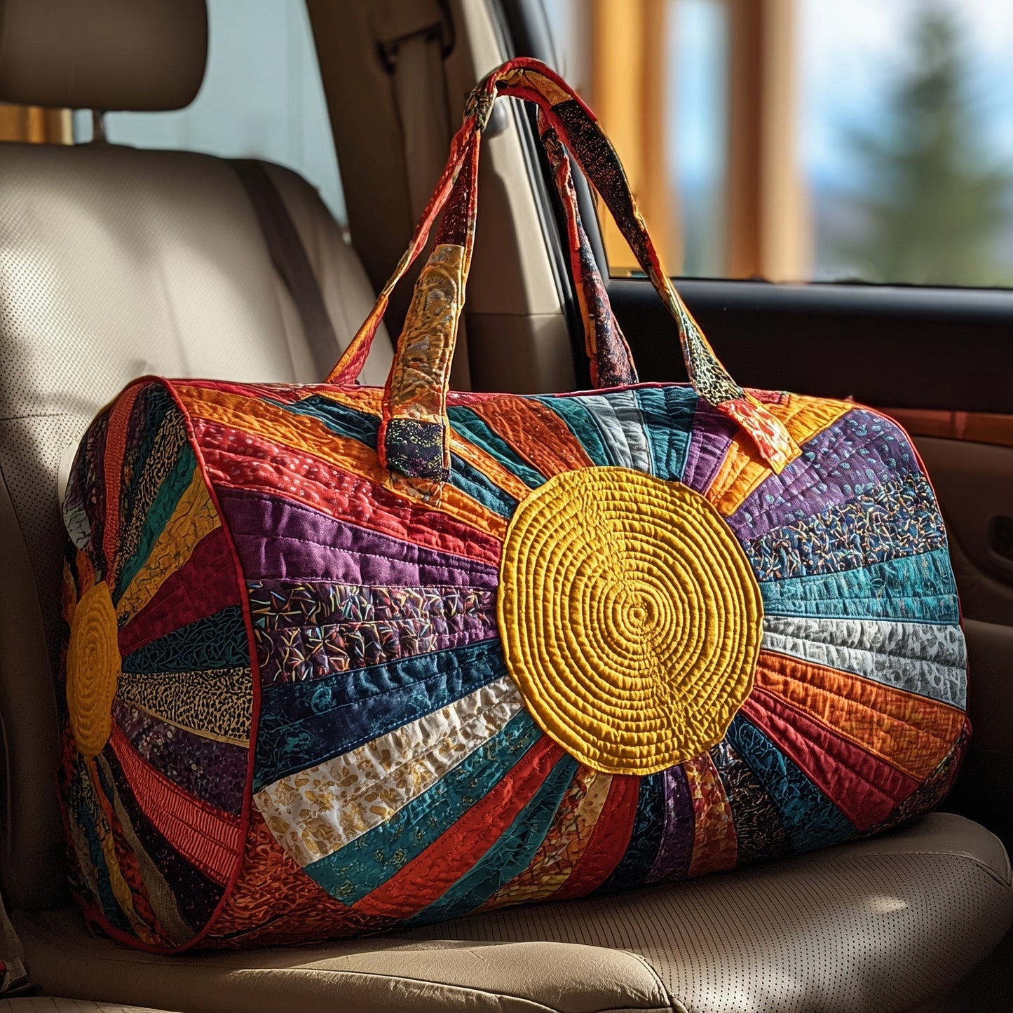 Hippie Sun Quilt Duffle Bag GFTOHD9430