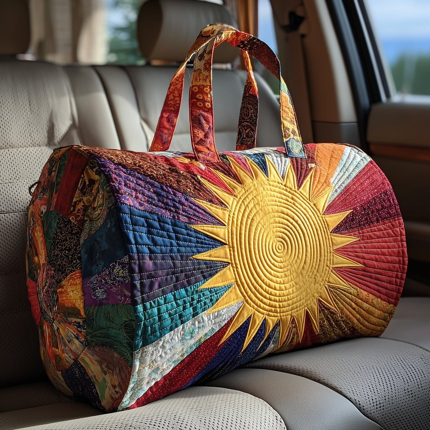 Hippie Sun Quilt Duffle Bag GFTOHD9432