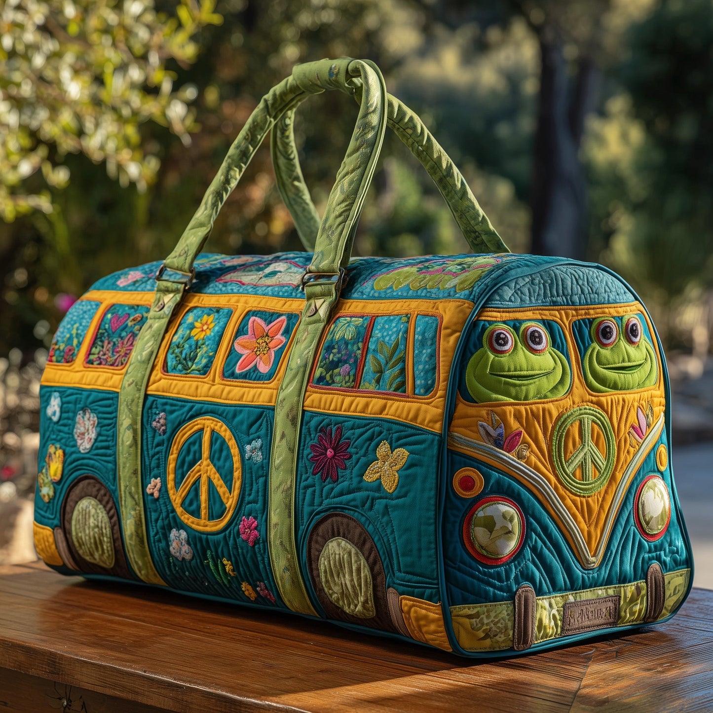 Hippie Van Quilt Duffle Bag GFTOHD9450