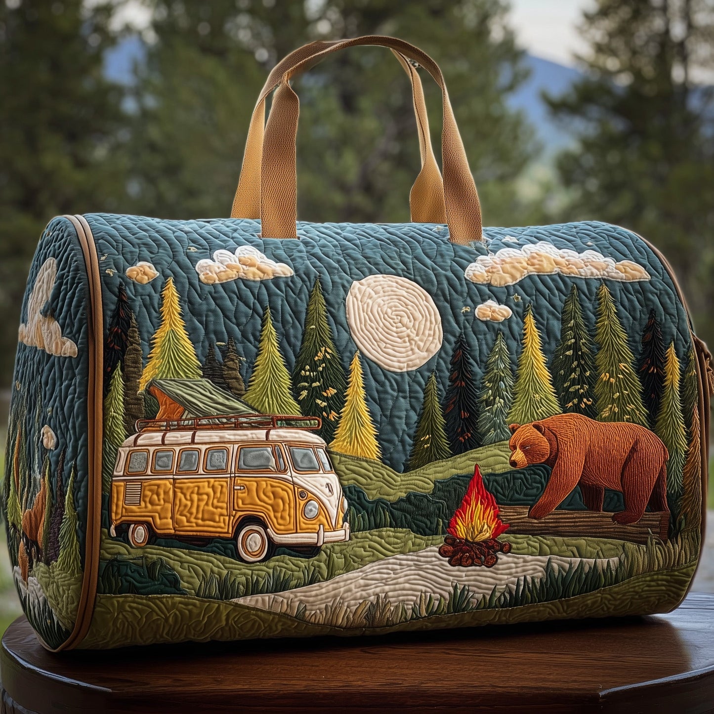 Camp Vibe Quilt Duffle Bag GFTOHD9459