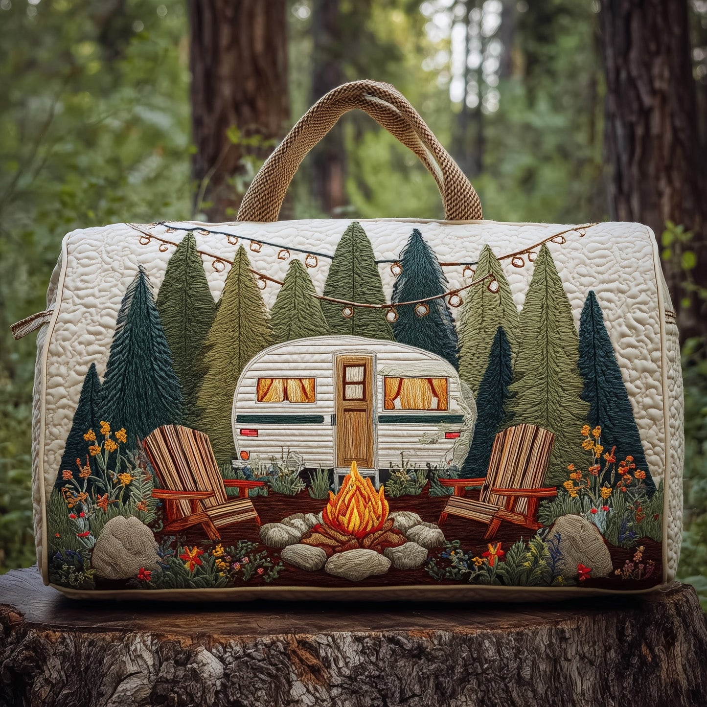 Camp Vibe Quilt Duffle Bag GFTOHD9462