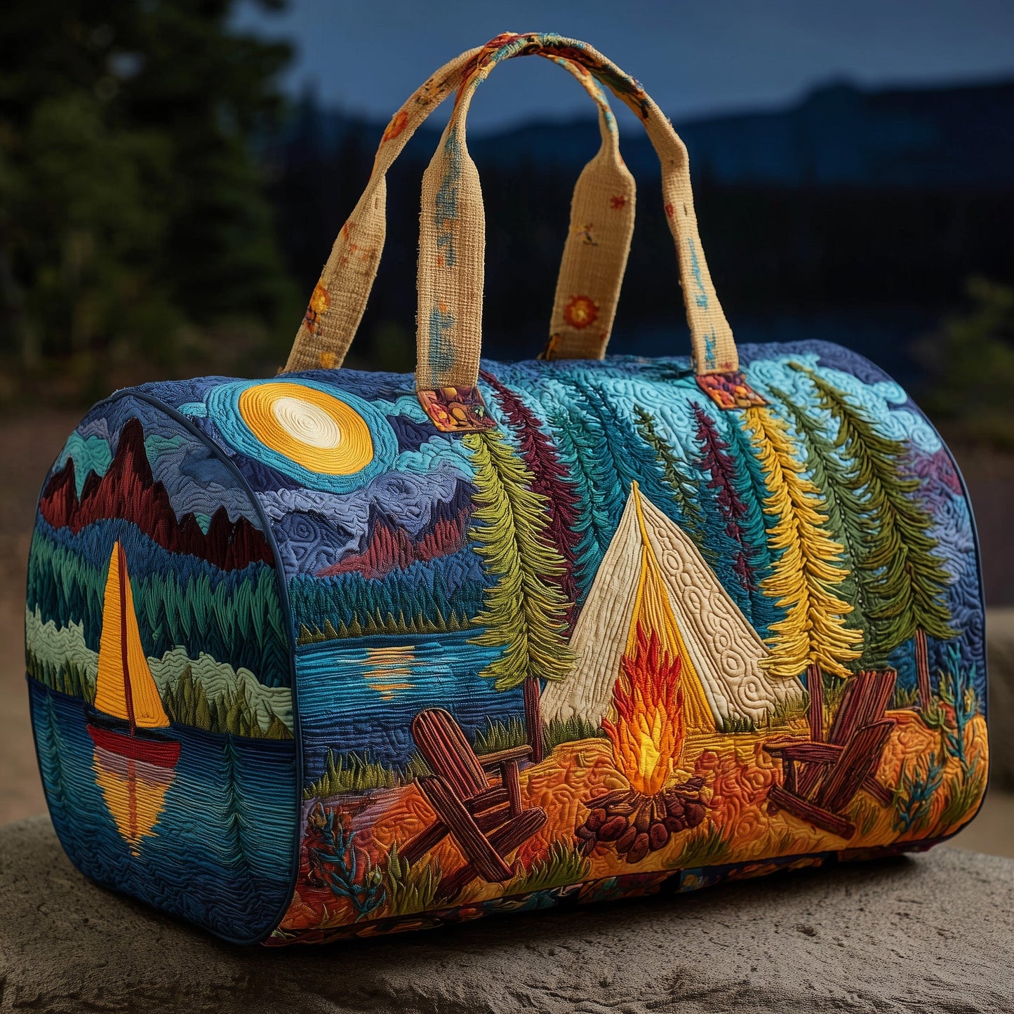 Camp Vibe Quilt Duffle Bag GFTOHD9463