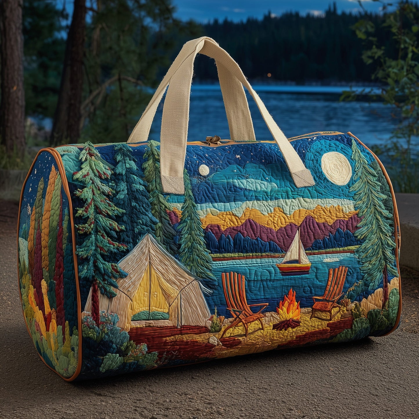 Camp Vibe Quilt Duffle Bag GFTOHD9464