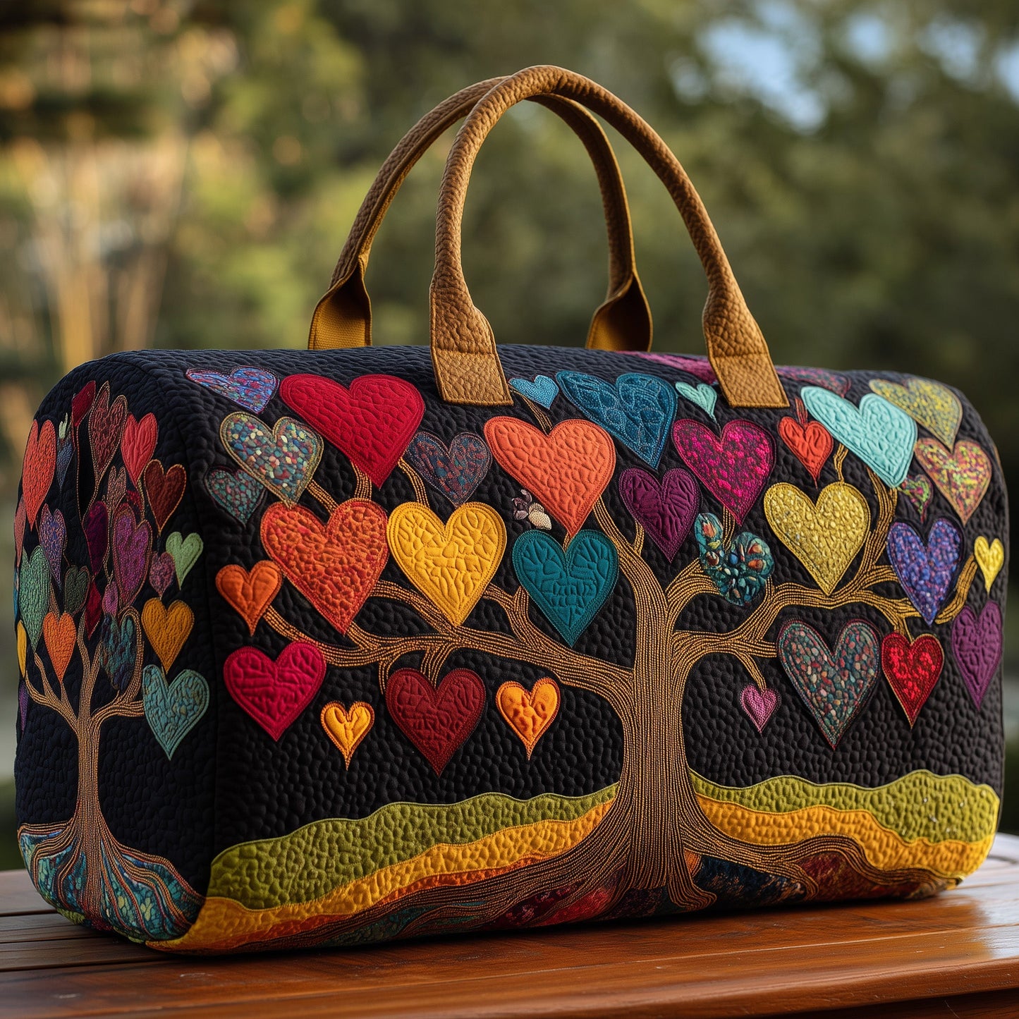 Tree Of Heart Quilt Duffle Bag GFTOHD9483