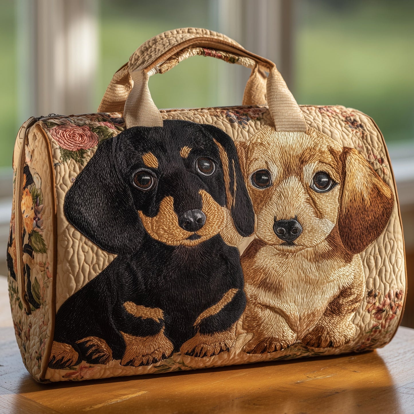 Dachshund Heaven Quilt Duffle Bag GFTOHD9498