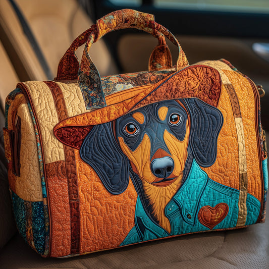 Sheriff Dachshund Quilt Duffle Bag GFTOHD9500