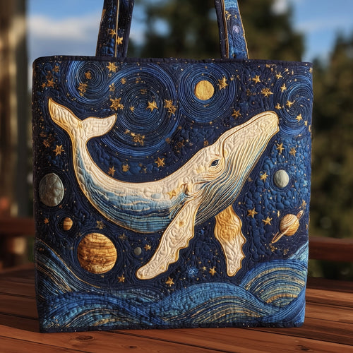 Majestic Whale Quilted Tote Bag GFTOHD9510