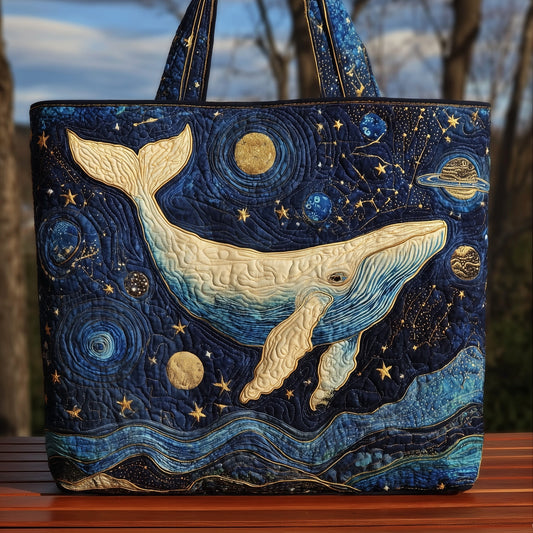 Majestic Whale Quilted Tote Bag GFTOHD9511