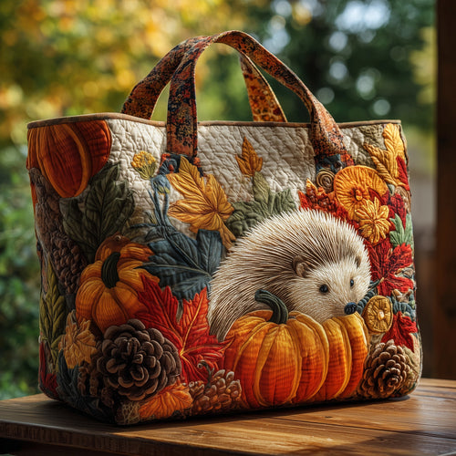 Hedgehog Heaven Quilted Tote Bag GFTOHD9516